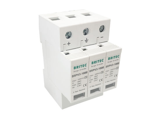 Fotovoltaik 40kA DC Dalgalanma Koruyucu Cihaz PV Durdurucu SPD Güç Paratonerleri