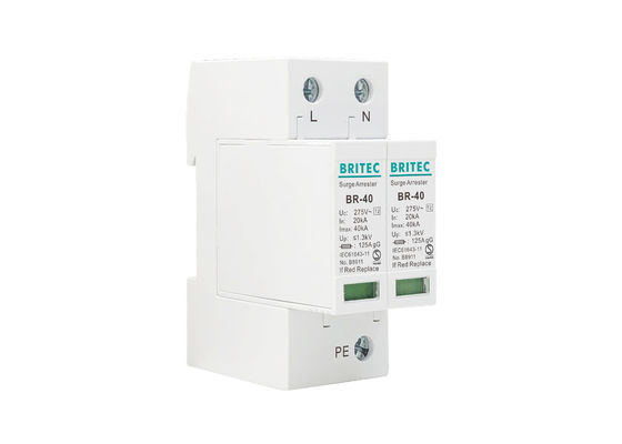 2P Tek Fazlı Tip 2 AC Aşırı Saldırma Tutsağı Yıldırım Tutsağı Aşırı Saldırma Koruma Cihazı