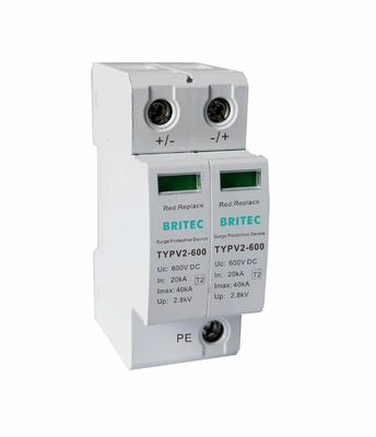 TYPV2 600 Tip 2 PV Aşınma Koruyucusu Tutuklayıcı Güneş DC Aşınma Koruma Aygıtı spd