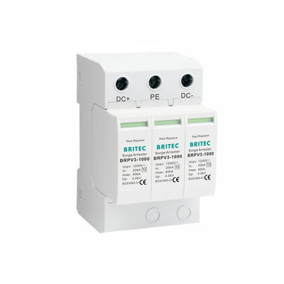 BRPV3-1000 DC 1200V DC Max Voltajlı, Plug-in Modüler Tasarımlı, Dc Devam Koruma Aygıtı