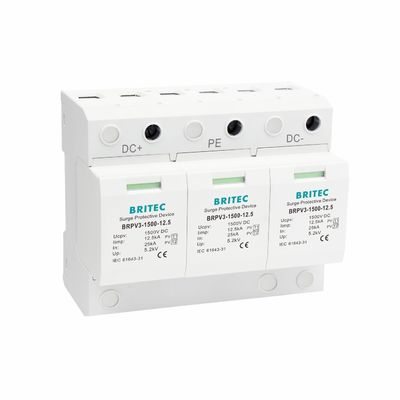 BRPV3-1500-12.5 DC SPD 12.5ka pv dalgalanma engelleyici 1500V DC SPD dalgalanma koruması t1 t2 dc