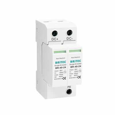 BR-40 24 Kamera dc spd Aşırı Aşırı Koruma Aygıtı Yerleştirme Aşırı Aşırı Koruma Dc Spd Tip 2 güvenlik gözetimi DC Güç Aşırı Koruyucu