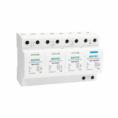 BR-50GR 3+1 OEM ODM kıvılcım aralığı 50ka Aşırı Gerilim Koruyucu Cihaz Alçak Gerilim Elektriksel Sınıf 1 Parafudr tip 1 spd Aşırı Gerilim Koruyucu Cihazlar Tip 1 SPD Alçak Gerilim AG Elektrik dağıtım ağı