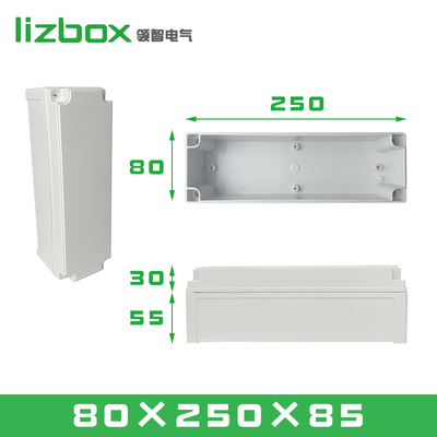 TY-8025085 Dış Elektrikli Bağlantı Kutuları ABS Plastik Proje IP66 Çapraz Bağlantı Değiştirme Kutusu