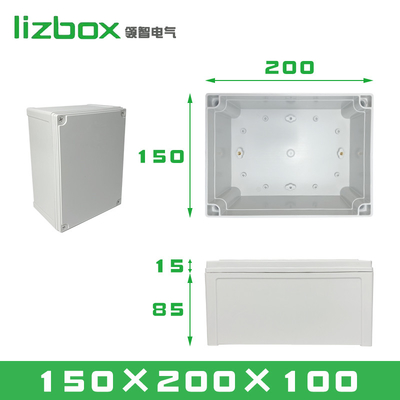 TY-8025085 Dış Elektrikli Bağlantı Kutuları ABS Plastik Proje IP66 Çapraz Bağlantı Değiştirme Kutusu