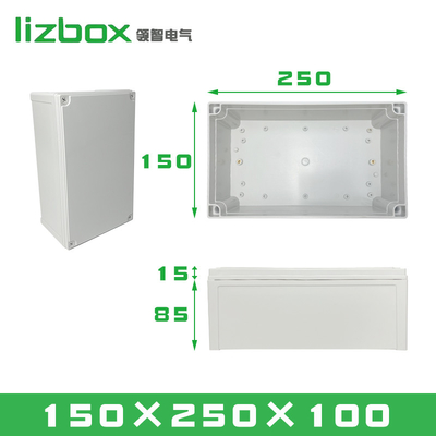 TY-8025085 Dış Elektrikli Bağlantı Kutuları ABS Plastik Proje IP66 Çapraz Bağlantı Değiştirme Kutusu