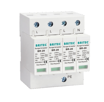 BR-20 2P 20kA Tip 2 Aşırı Gerilim Koruma Cihazı Tek Fazlı Spd Paratoner