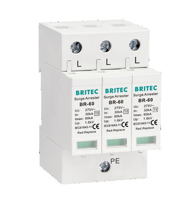 BR-60 3P Aşırı Gerilim Koruma Cihazı Paratoner Spd Type2