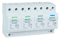 BRITEC BR-25GR 2P Düşük Voltajlı AC yıldırım saklayıcısı 25kA Tip 1 Aşırı Koruma Cihazı yıldırım koruması spd t1