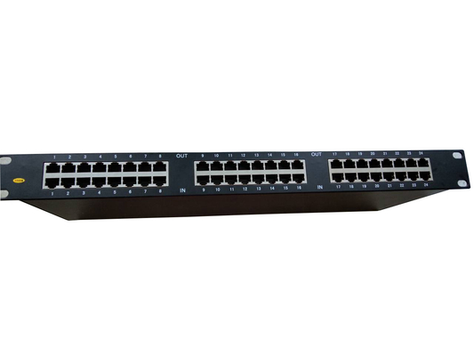 24 Port Rj45 Ethernet rackmount Network Lightning arrester Rack rj45 spd ethernet artış koruma cihazları çin