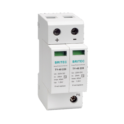 TY-40 220 DC SPD Aşınma Koruyucu Aygıt Tip 2 Güneş Aşınması Tutsağı DC 220V