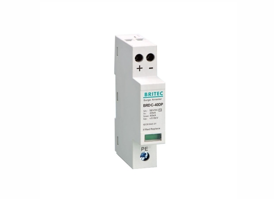 Bir - Mod Pv Dalgalanma Koruyucusu DC 24V 56V Elektrik Ekipmanı İçin Aşırı Gerilim Koruyucu