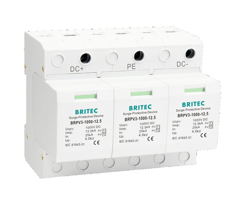 BRPV3-1000 12.5 DC SPD Pv Dc Aşınma Koruma Cihazı Dc Aşınma Baskıcısı