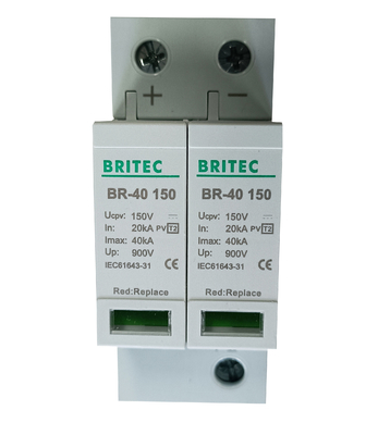 BRPV2 600 600V PV Aşınma Tutuklayıcısı Yıldırım Koruması DC Aşınma Koruma Cihazı