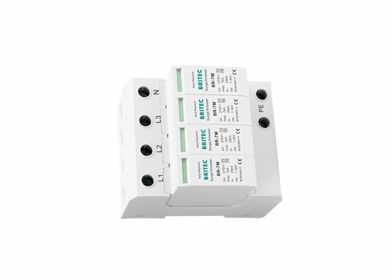 7ka T1+T2 Aşırı koruma cihazı Yıldırım yakalayıcı 4P Aşırı koruma cihazı