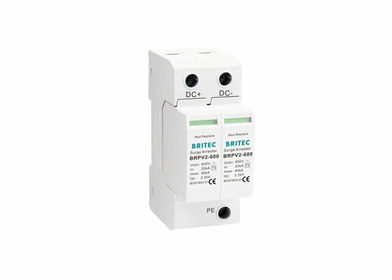 DC 600V Aşırı Gerilim Koruma Cihazı PV Solar SPD Tip 2 TUV Sertifikalı