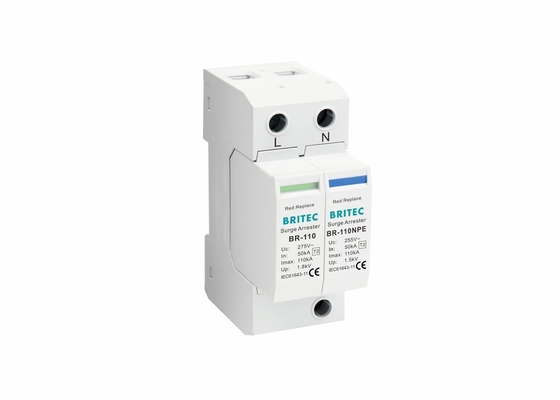 IP20 Tip 2 Aşınma Koruyucu Aşınma koruyucu cihazı SPD 110kA aşınma durdurucusu