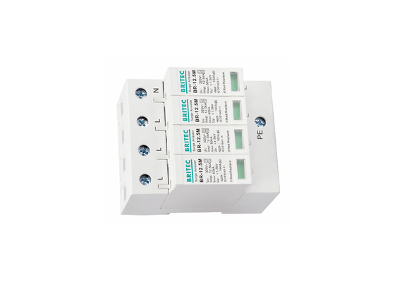 12.5kA Tip 1 + 2 320V 4P Evsal Aşırı Koruyucu Yıldırım Koruması