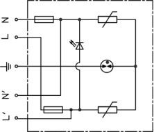 Led Sokak Işığı için 275V 10kv 6kv Spd Aşınma Koruma Cihazı