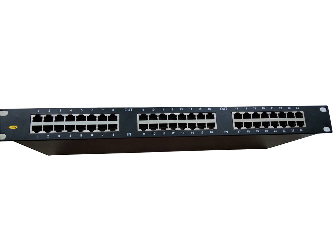 24 Port Rj45 Ethernet rackmount Network Lightning arrester Rack rj45 spd ethernet artış koruma cihazları çin