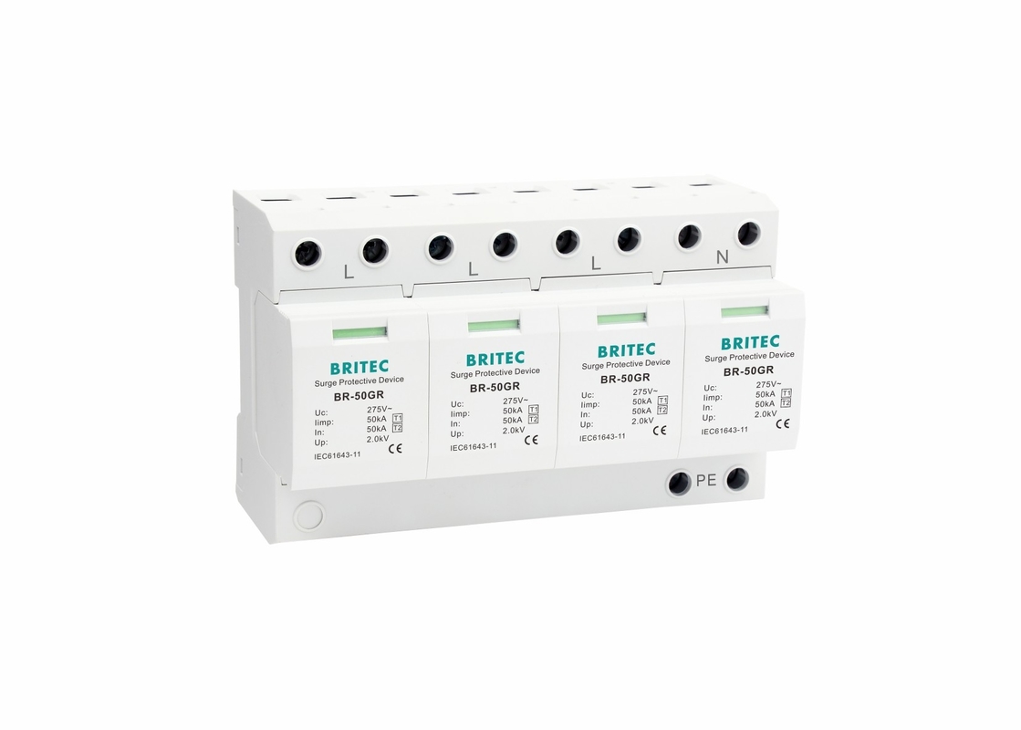 Aşınma Koruyucu Aygıt 50kA Tip 1 Aşınma Koruyucu Aygıt 240V/400V