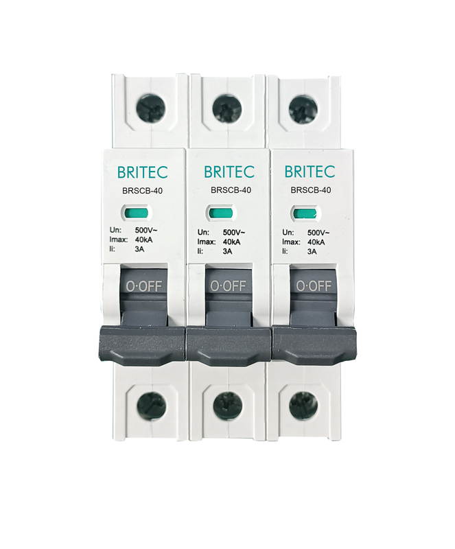 BRSCB-40 3P OEM ODM SPD Aşınma Koruma Cihazı Arka Koruyucu Spd Yedek Koruyucu