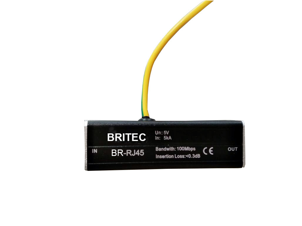 TUV 100 Mbps Sinyal verisi RJ45 SPD LAN Ethernet Dalgalanma Koruyucu Cihaz Ağ spd için Dalgalanma Koruyucusu