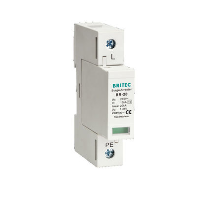 BR-20 3P+1 20kA Aşınma Koruma Aygıtı Spd Yerleştirme Aşınma Koruması Yıldırım Tutuklayıcı Gök gürültüsü koruyucu üç fazlı güç aşınma koruyucu SPD Üretici Spd Aşınma Koruyucu Aygıtları