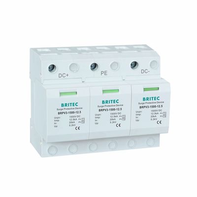 BRPV3-1500-12.5 Fotovoltaik Spd Güneş Saldırısı Koruması t1 t2 dc Aygıt PV Arrester DC 1500V