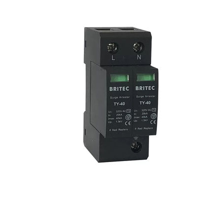 TY-40 3P Aşınma Koruma Aygıtı 275v Yıldırım Koruyucusu Spd Tip 2 Yıldırım Engelli