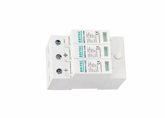 1200 V Güç Dc Dalgalanma Koruyucusu Güneş 3P T2 Paratoner PV SPD