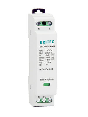 BRLED DIN LED için aşırı koruyucular Çin LED aşırı koruyucu cihaz fabrikası