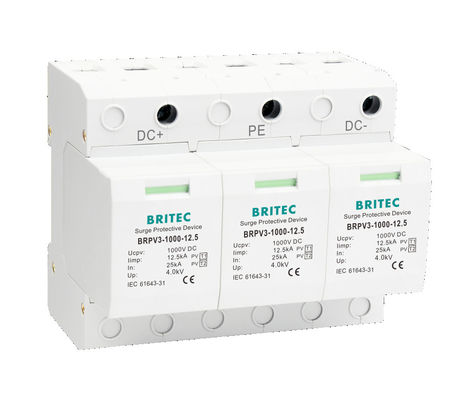 BRPV3-1000 DC 1200V DC Max Voltajlı, Plug-in Modüler Tasarımlı, Dc Devam Koruma Aygıtı