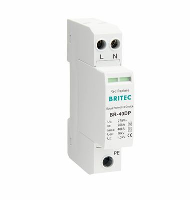 BR-275 40DP 4 275v Voltaj Değerlendirmesi Aşırı Gerilim Koruma Cihazı Tip 3 SPD Tip 2 ve 3 SPD Tip 2 ve 3 SPD