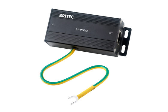 BR-POE-M Ethernet Bağlantısı RJ45 Aşırı Koruma Poe Ethernet Aşırı Koruyucu Yıldırım Ağı POE Gigabit 1000mbps Rj45 Ethernet Dış Aşırı Koruyucu Endüstriyel Ağı Çıkış Metal Kontu