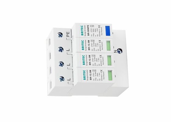 CE Sınıfı B+C 12.5KA Paratoner Dalgalanma Emici Yüksek Deşarj Akımı