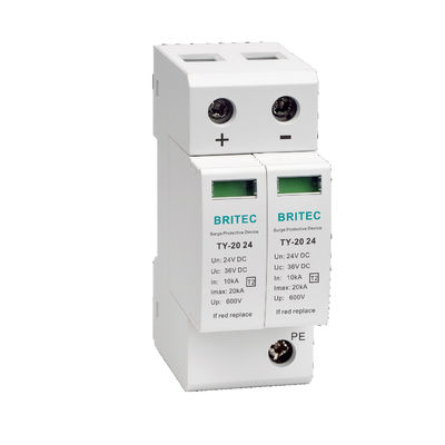 TY-40 24V 40KA Güneş Sistemleri için Termoplastik UL94-V0 malzemesi ile DC Aşınma Koruma Cihazı
