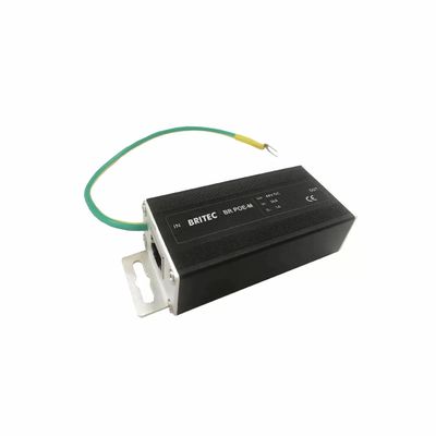 BR-POE-M 48V RJ45 Aşırı Gerilim Koruması ethernet aşırı gerilim koruyucu POE Power Over Ethernet veri aşırı gerilim koruyucu POE Gigabit 1000mbps Rj45 Ethernet Dış Mekan Aşırı Gerilim Koruyucu Endüstriyel Ağ Çıkışı Metal
