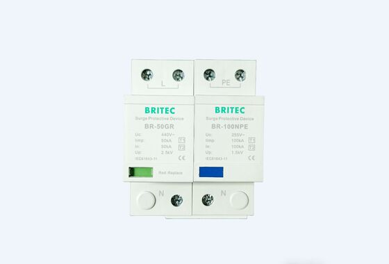 BR-50GR 1+1 Düşük Voltajlı Aşınma Koruyucu Aygıt Yerleştirme Aşınma Koruyucu Güç Aşınma Koruyucu Endüstriyel Elektrik Sistemleri kıvılcım arestör