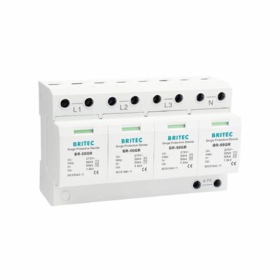 BR-50GR 3+1 OEM ODM kıvılcım aralığı 50ka Aşırı Gerilim Koruyucu Cihaz Alçak Gerilim Elektriksel Sınıf 1 Parafudr tip 1 spd Aşırı Gerilim Koruyucu Cihazlar Tip 1 SPD Alçak Gerilim AG Elektrik dağıtım ağı