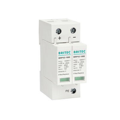 BRPV3-1000 1000V 40kA 3P DC Güneş PV Devam Koruma Cihazı Devam Koruma Tutuklu Yıldırım Baskıcısı Devam Koruma Üreticisi