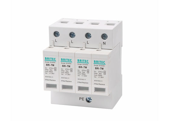T1 + T2 Aşırı Koruma Aygıtı Yıldırım Tutuklayıcısı 275V Plug-in Sürümü