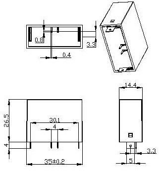 BRPV - 20RS 500V DC Aşırı Gerilim Koruma Cihazı PCB Montajlı SPD