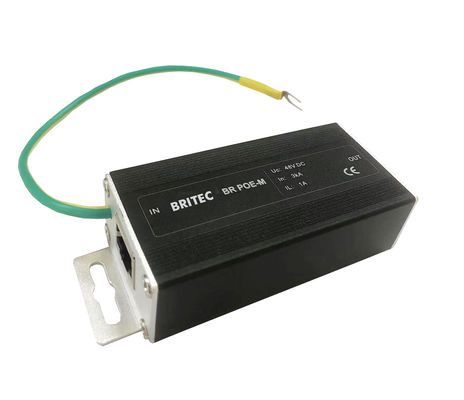 BR-POE-M POE kamerası Sinyal artış engelleyici Ağ artış koruyucusu rj45 artış koruyucusu poe yıldırım rj45 yıldırım koruyucusu Cat6 hat artış koruyucusu / LAN / kompakt / RJ45