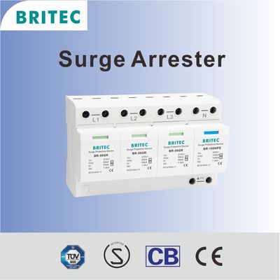 BR-50GR 3+1 Aşınma Koruyucu Aygıt spd aşınma koruyucu ac tip 1 gök gürültüsü koruyucu tip 1 2 spd