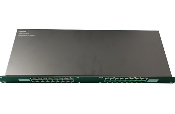 BRRJ45H-16R Sinyal Telekomünikasyon Aşırı Gerilim Koruyucu 1000M rafa monte ethernet aşırı gerilim koruması