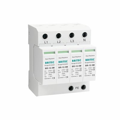 BR-12.5M 4P Tip 1 Aşırı Gerilim Koruma Cihazı spd aşırı gerilim koruyucu ac tip 1 12.5ka spd tip 1 spd Überspannung 12.5ka aşırı gerilim bastırıcı endüstriyel aşırı gerilim koruyucu cihaz