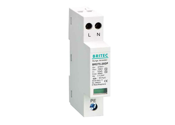IEC 61643-11 Sınıf D 20kA Aşırı Gerilim Koruyucu Cihaz Tip 3 Spd 10kV