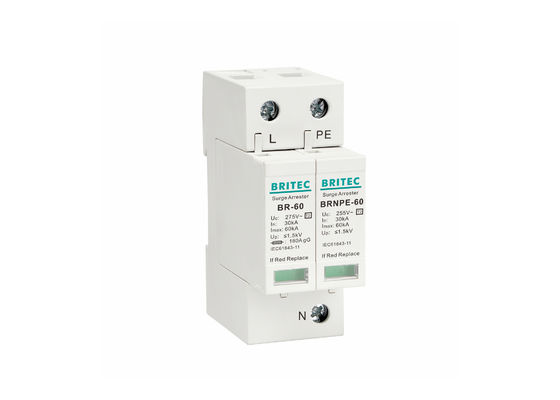 Mini Single Phase Low Voltage Lightning Power Surge Arrester AC275 SPD